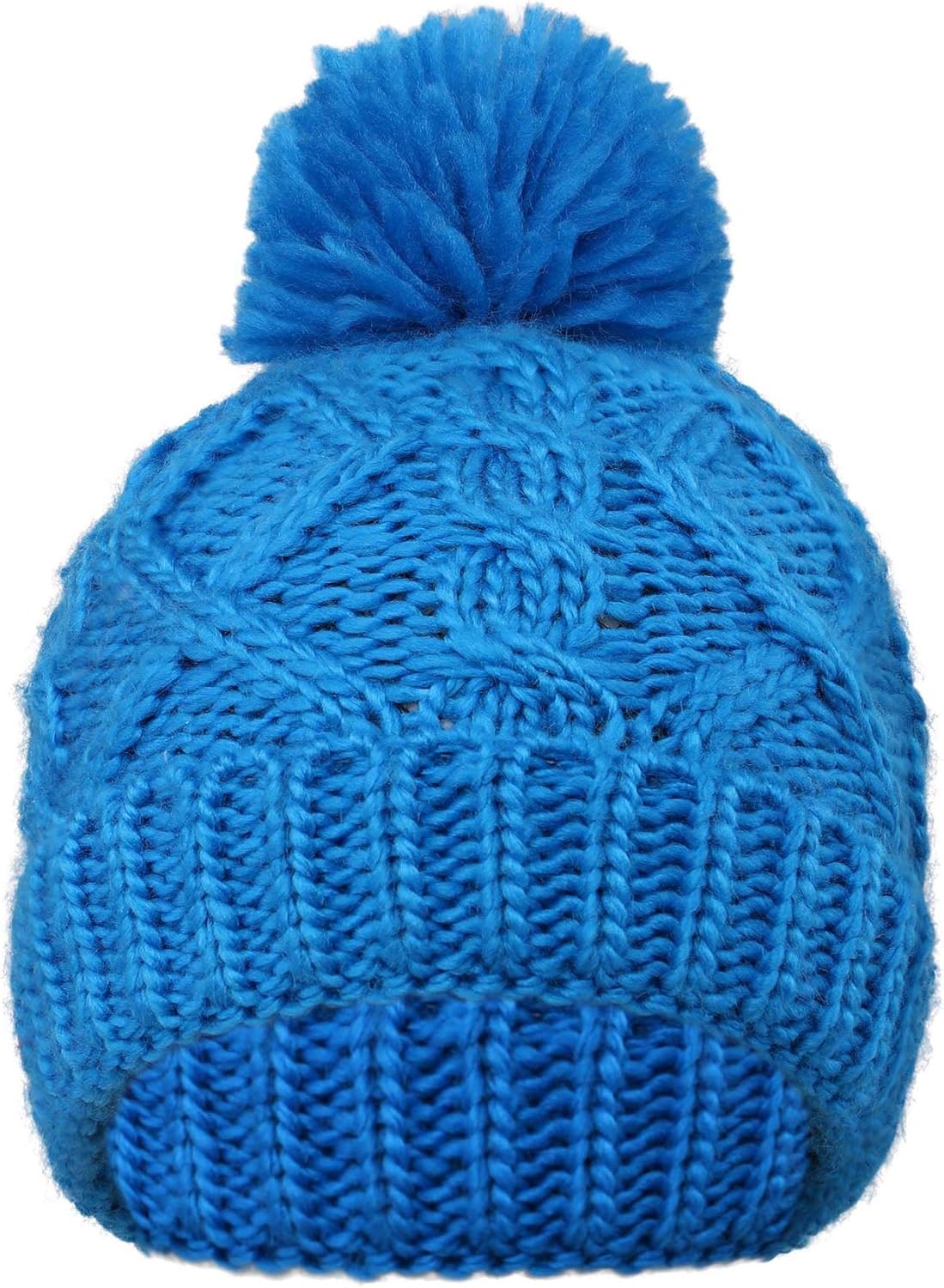 girls blue winter hat