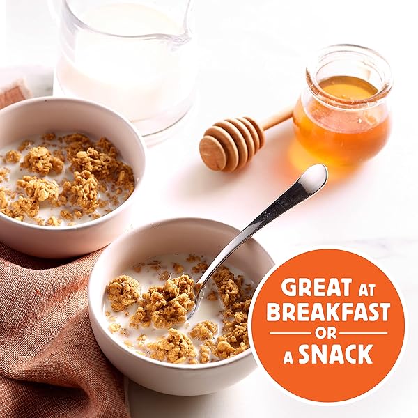 HONEY BUNCHES OF OATS HONEY ROASTED GRANOLA CEREAL, 11 OZ BAG (PACK OF 5)