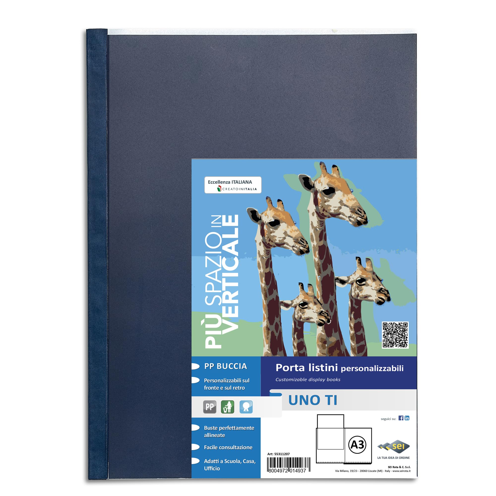 SEI ROTA - PORTALISTINI UNO TI 30X42-24 BLU (Libro)