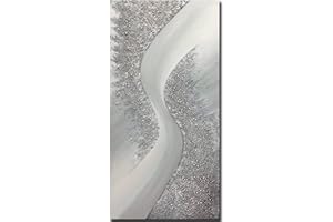 Yotree Paintings, 24x48 Inch Paintings Oil Hand Painting 3D Artwork Art Wood Inside Framed Hanging Wall Decoration Abstract Wall Art