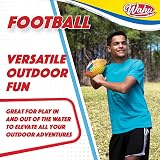 Wahu American Football 9 Inches Waterproof All-Weather Ball with Real Laces view 5