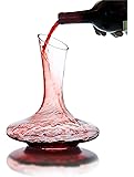 Le Chateau Wine Decanter - 100% Hand Blown Lead-free Crystal Glass, Red Wine Carafe, Wine Gift, Wine Accessories