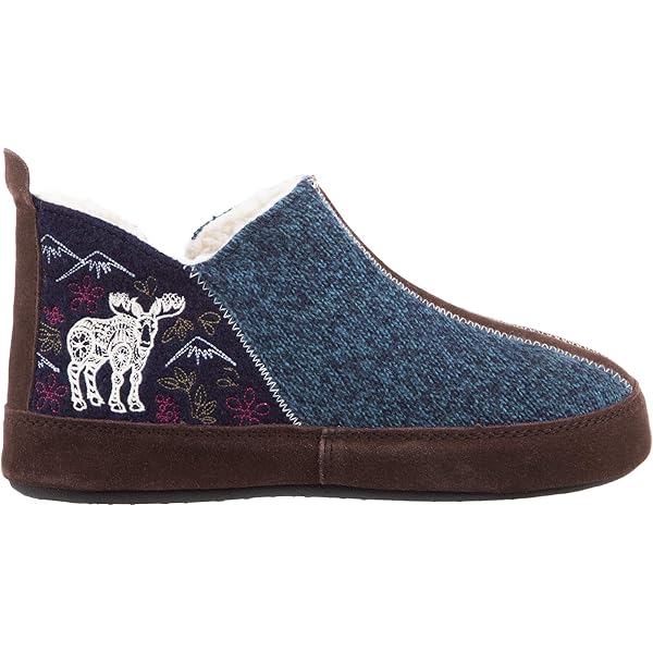 MUK LUKS Women's Petal Spiral Scuff Slippers - Soft Fleece, Flex Grooved Sole, Cozy Indoor/Outdoor House Shoes