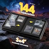 ProCase Top Loader Binder for Cards 144 Card 3x4 Pockets Black view 2