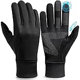 OZERO Winter Gloves Men Women Touchscreen : Anti Slip Windproof in Cold Weather for Cycling