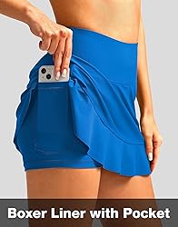 Soothfeel Women's Swim Skirt with Pocket High