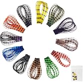 Eupheng Fly Tying Silicone Rubber Legs Fly Tying Materials 12Colors | 24PCS /28PCS, Fly Tying Lure Making, Fly Tying Supplies, Silicone Skirts