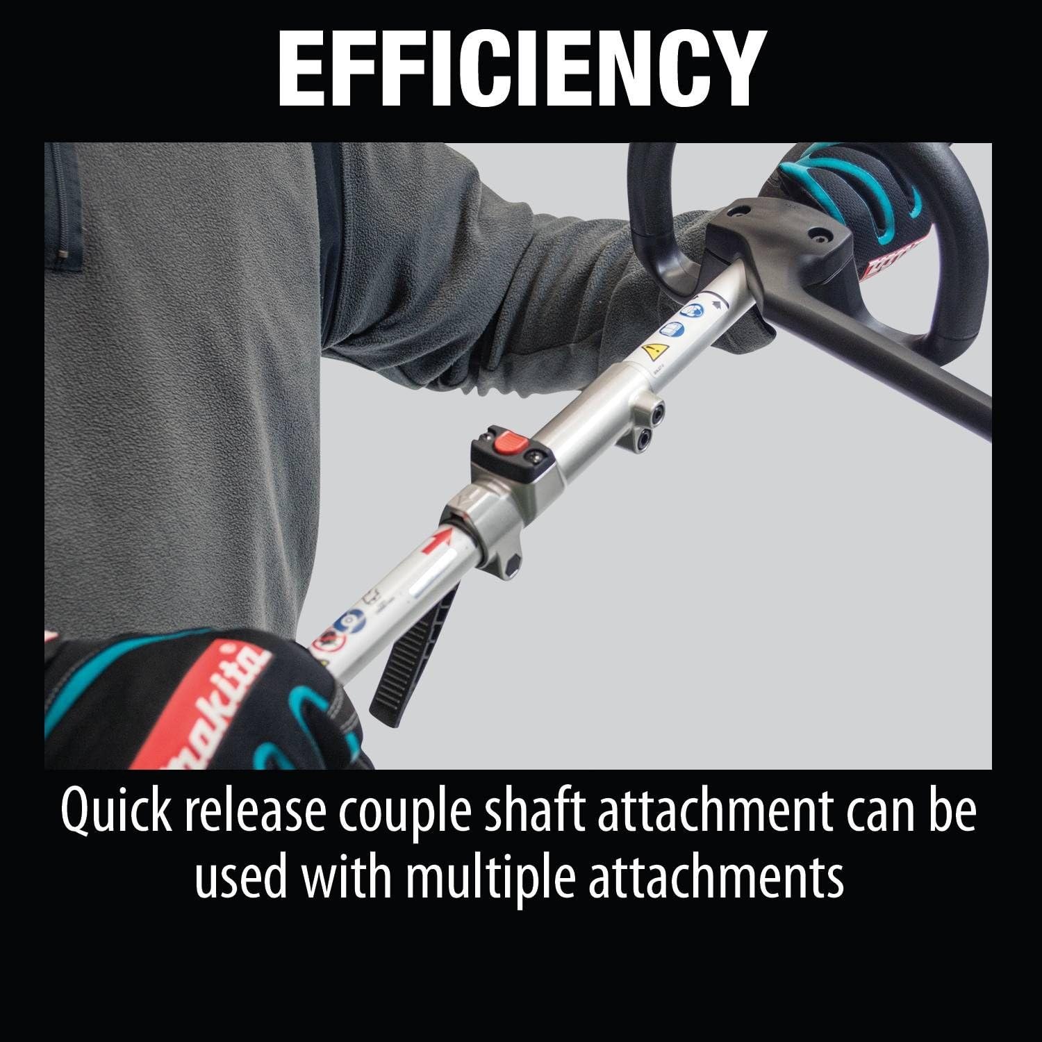 Makita EX2650LH 25.4 cc MM4 4-Stroke Couple Shaft Power Head and EE400MP Edger Couple Shaft Attachment : Garden & Outdoor