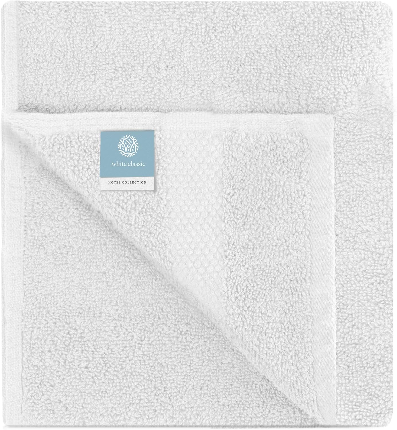 Luxury White Bath Towel Set - Combed Cotton Hotel Quality Absorbent 8 Piece Towels | 2 Bath Towels | 2 Hand Towels | 4 Washcloths [Worth $72.95] 8Pc | White: Home & Kitchen