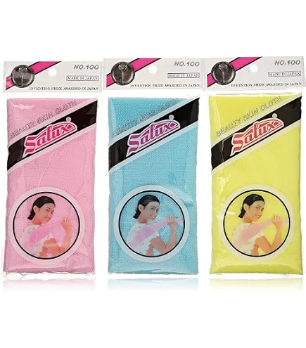 Amazon.com: SALUX Nylon Japanese Beauty Skin Bath Wash Cloth Towel