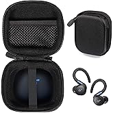 CaseSack Case for soundcore Sport X20 by Anker, True-Wireless Workout Earbuds (Black)