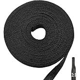 25ft 1/4" Heat Shrinkable Braided Sleeving, Wire Harness Sheath Cable Cover | Black 2:1 Shrink Ratio Tubing Tightly Wrap Wear-Resistant Cord Protector Speaker Wire Shielding for Auto TV PC