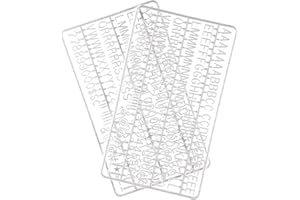 VESKAOTY 3/4 Inch Letters for Flet Letter Boards,300 Pieces Including Letters, Numbers & Symbols for Changeable Plastic Message Boards (White)