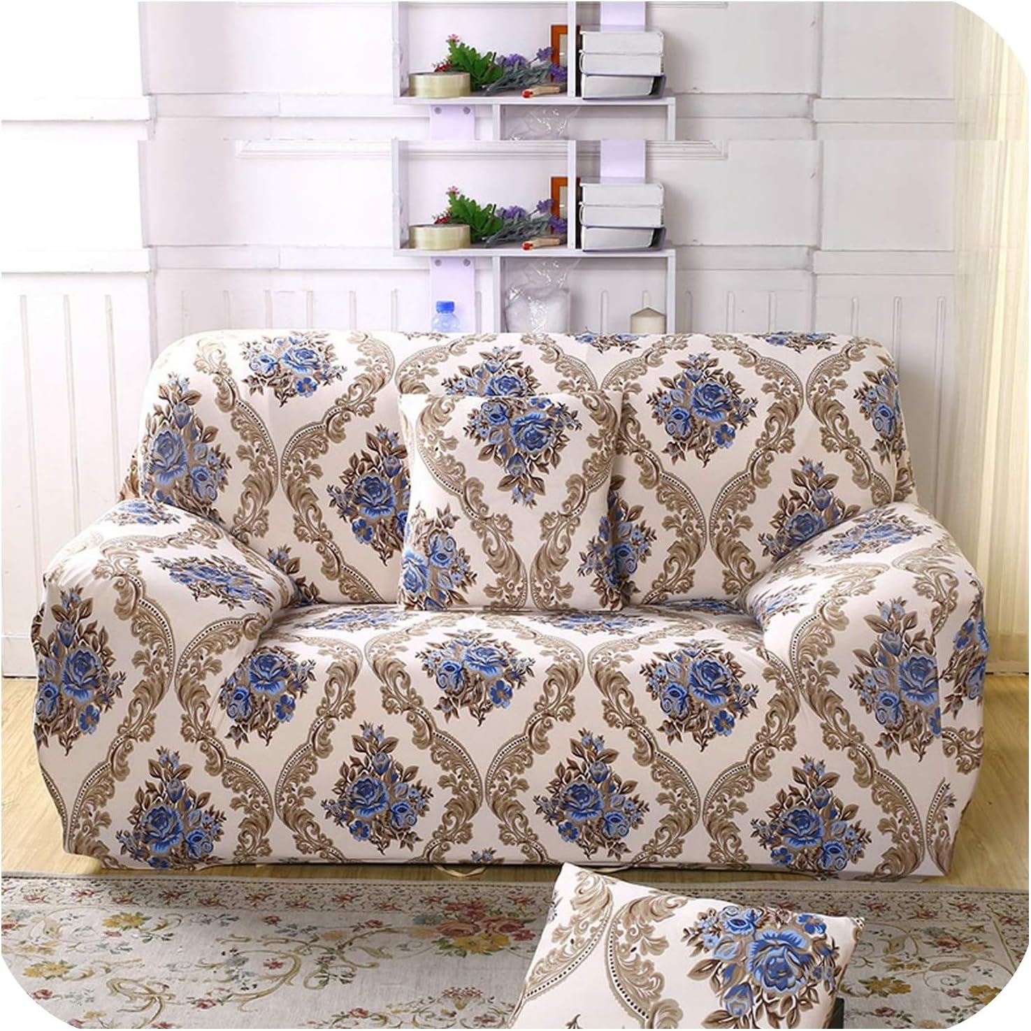 Funda de sofá universal con estampado de cebra de tiryiity, fundas de