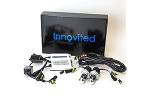 Innovited H4-3 9003 4300K Hi/Lo Bi xenon HID Xenon Bulb Bundle With 55W INOAC Slim Ballast (OEM Yellow)