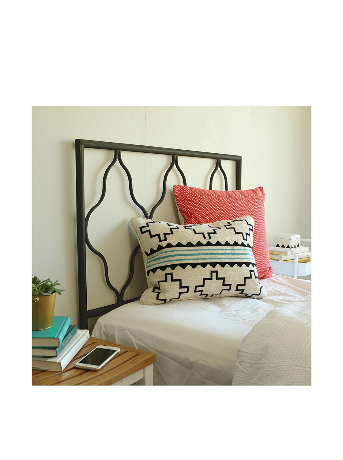 Buy Black We Furniture Moroccan Style Twin Metal Headboard
