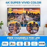 GLOBAL TECH Indoor TV Aerial 250 Mile Range Amplified Digital Antenna UK view 2
