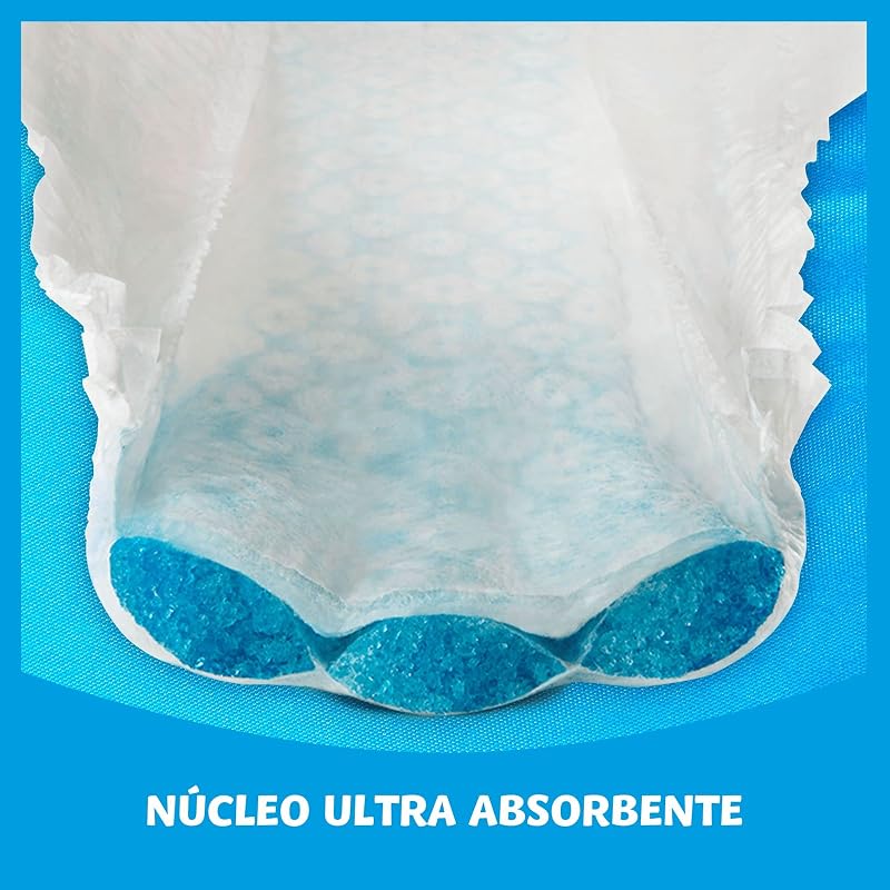 Pañales Bebé-Seco, Talla 3 (6-10 kg), 84 Pañales, Una Noche Hasta Un 100% Libre De Fugas