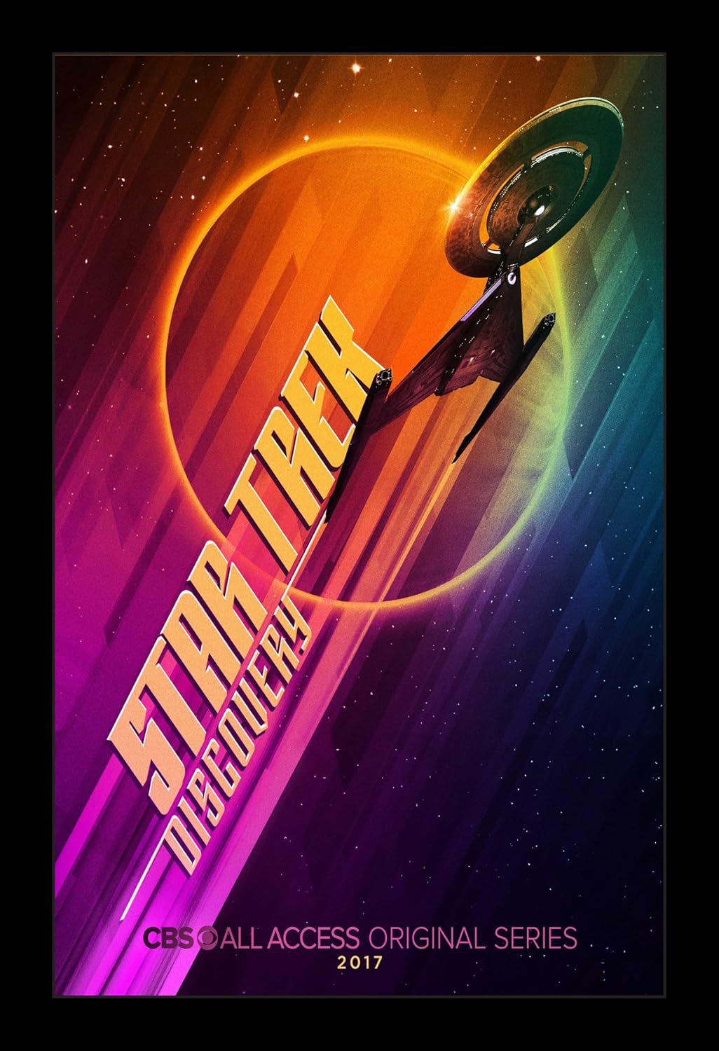 Star Trek Discovery - 11x17 Framed TV Movie Poster by Wallspace