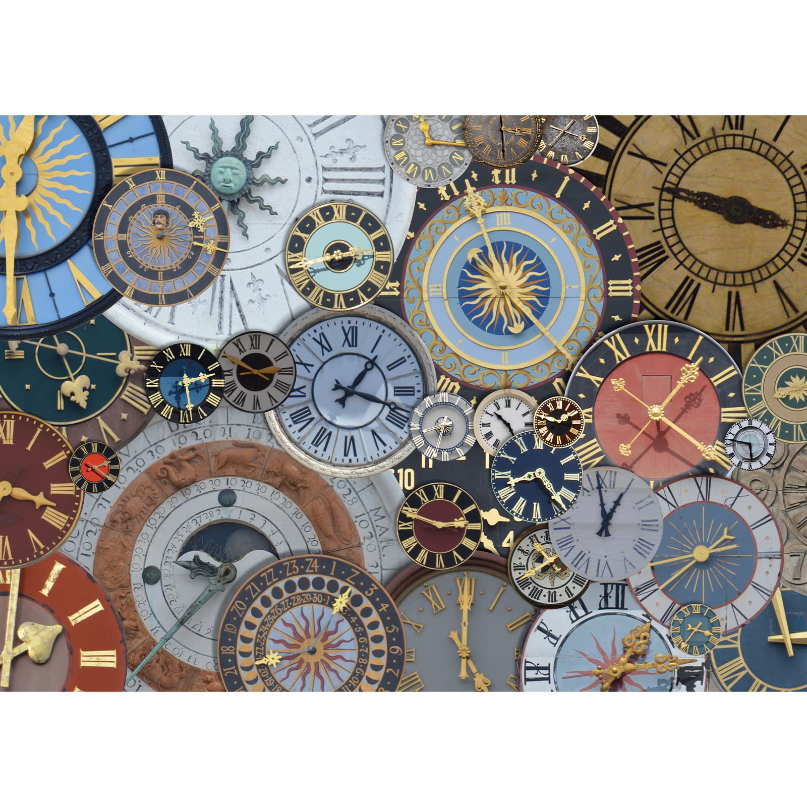 Photo 1 of *UNTESTED*
HUADADA Jigsaw Puzzles for Adults 1000 Pieces, Clocks Interlock Perfectly Letter on Back No Dust, Home Decor Birthday Party Toy for Men Women Elders Seniors (27.5"x19.6"), 1:1 Poster