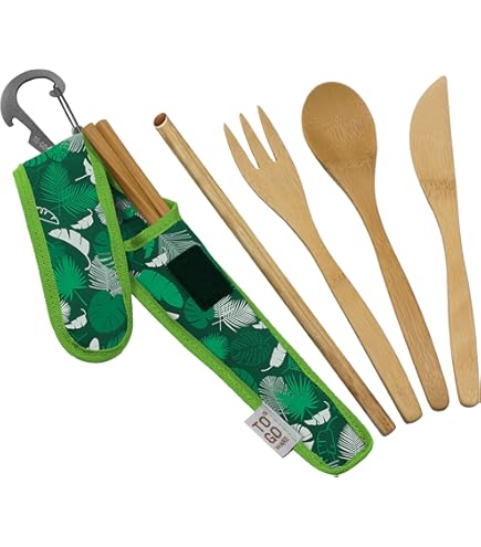 バーベキュー・調理用品 TO GO WARE DENALI UTENSIL SET Amazon.com: TO GO WARE Premium Reusable Bamboo Utensil Travel Set