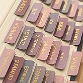 Lumintutu Pestañas de la Biblia laminadas en español/Pestañas para Biblia en Español - Calcomanías de impresión grande reposi