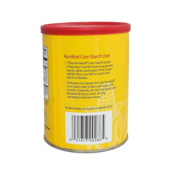 RUMFORD NATURALS CORN STARCH, 12-OUNCES