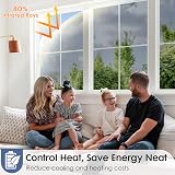 rabbitgoo Heat Reflective Window Film Privacy One Way Mirror 75x400cm view 2