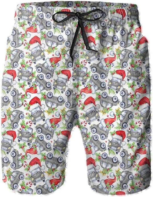 mens christmas pajamas shorts set