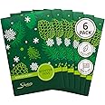 Simplicity Scents Winter Pine Scented Sachets Pack of 6, Fall & Winter - Long-Lasting Scented Bags, Home Fragrance, Air Freshener & Deodorizer for Closet, Room, Drawer, or Cars, Made in USA