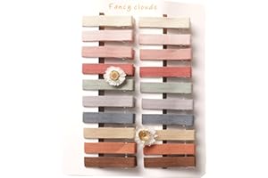 Hair Clips for Girls Women,Assorted 20Pcs Solid Colors Hair Accessories for All Age Girls Toddler Kids,Fully Lined Alligator Clips Handmade Barrettes By Fancy Clouds