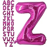Lovoir 40 Inch Large Hot Pink Letter Z Balloons Big