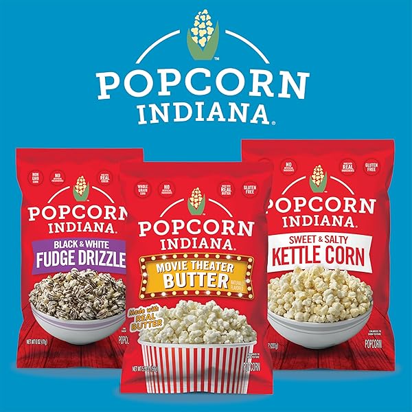 POPCORN INDIANA MOVIE THEATER BUTTER ONE 3OZ BAG