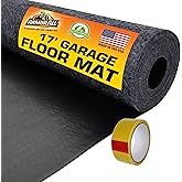 Armor All Garage Floor Mat (17' x 7'4"), Waterproof Garage Flooring, Absorbent, Premium Oil Spill Resistant Garage Pad, Durable, Protects Surfaces (Includes Double Sided Tape) (USA Made)