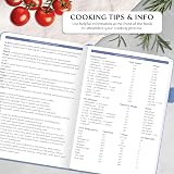 Legend Planner Legend Recipe Book Blank Family Cookbook Hardcover A5 Periwinkle view 6