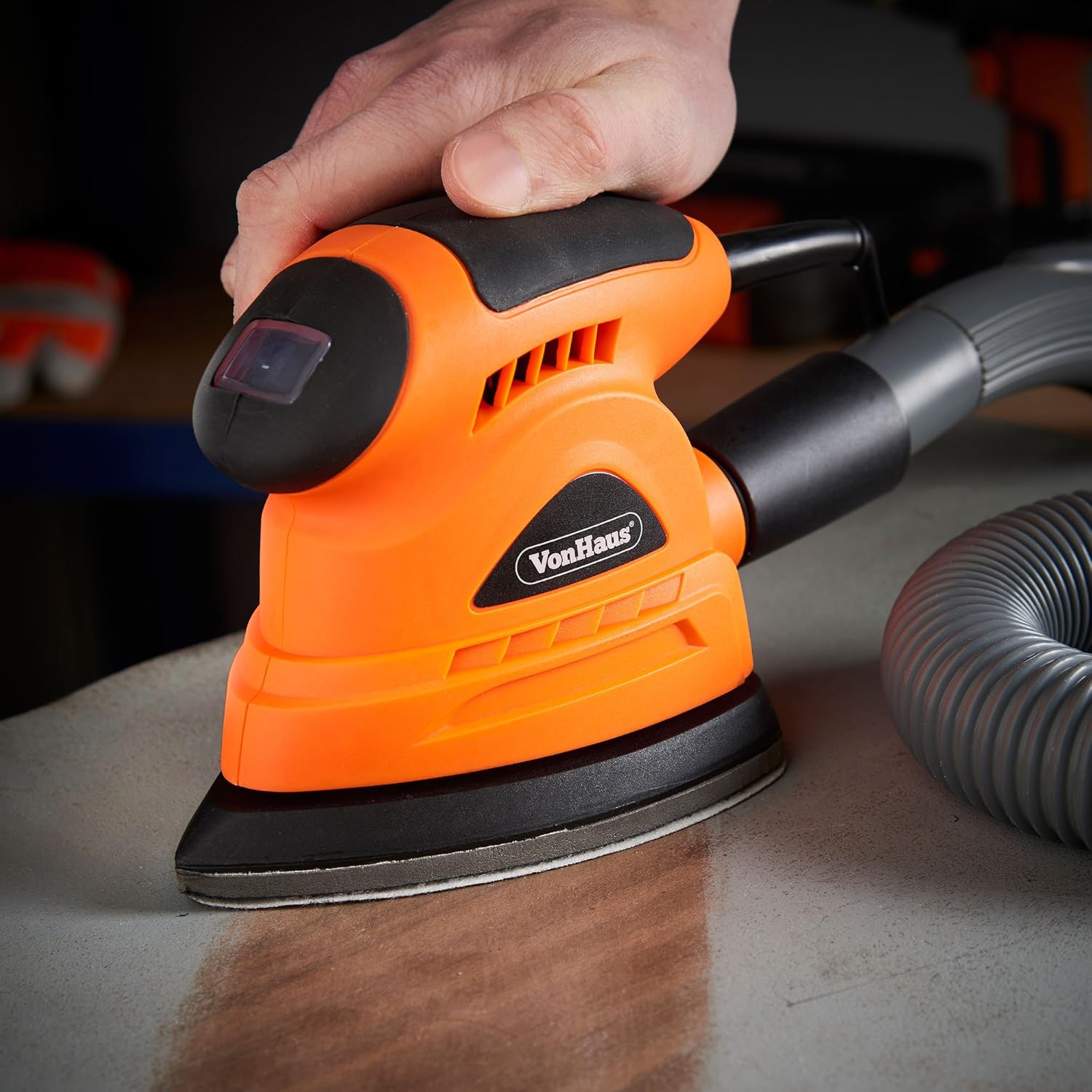 Compact Sander Mini Palm Sander Detailed Sanding Hobby DIY Crafts Dust