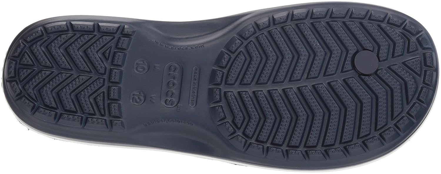 crocs unisex crocband navy flip flops and house slippers