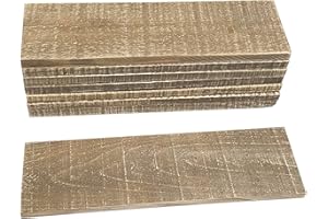 CREGUGUA Rustic Reclaimed 8-Pack Weathered Wood Sign | 12-Inch Farmhouse Wood Planks