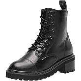 The Drop Women's Sparta Chunky Sole Lace-Up Combat Boot