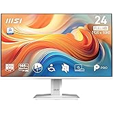 MSI PRO MP243W E14 24-inch IPS 1920 x 1080 (FHD) Computer Monitor, 144Hz, Adaptive-Sync, HDR Ready, HDMI, Display Port, VESA 