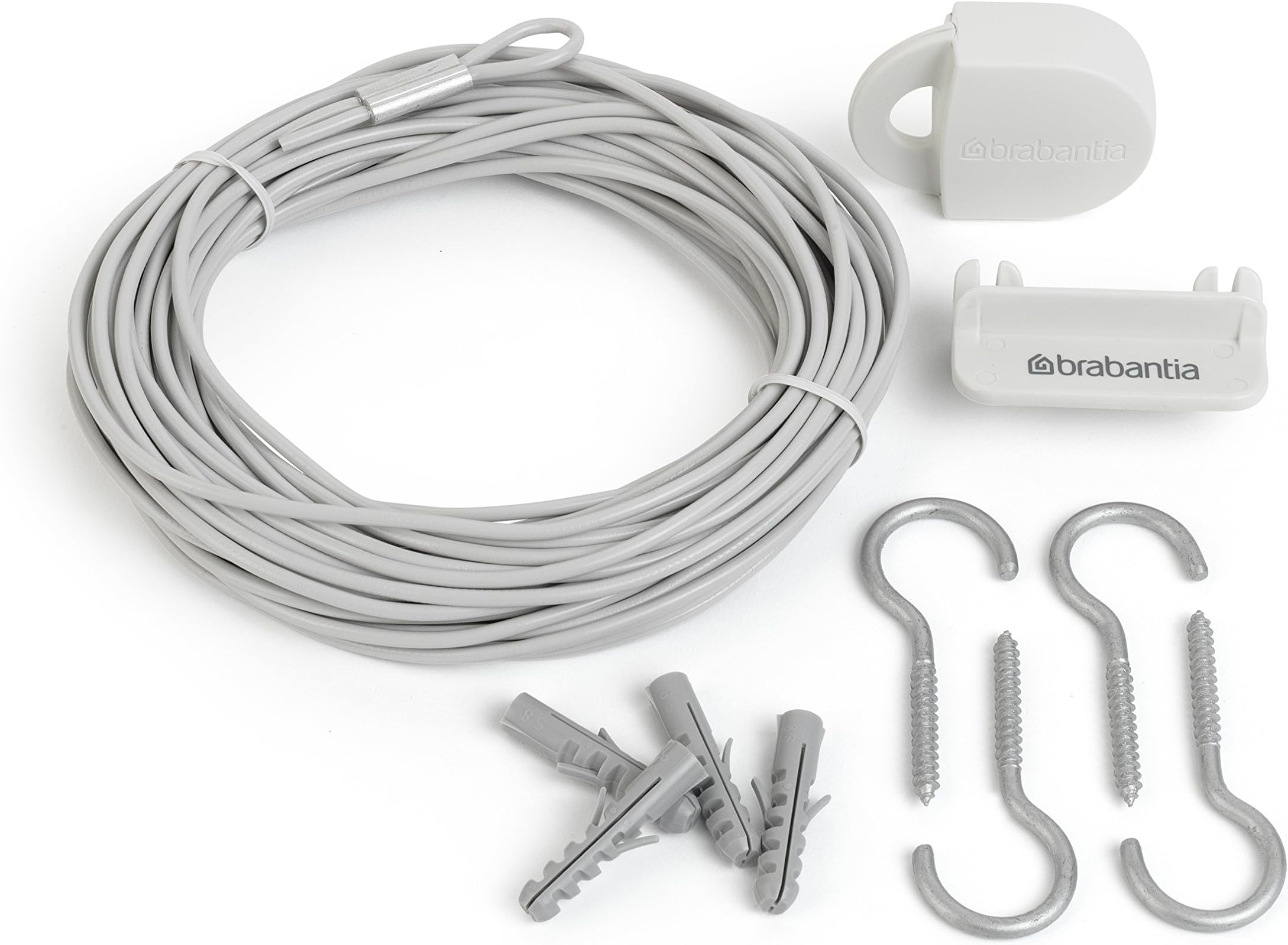 BrabantiaClothes Line Set, 12 m - White