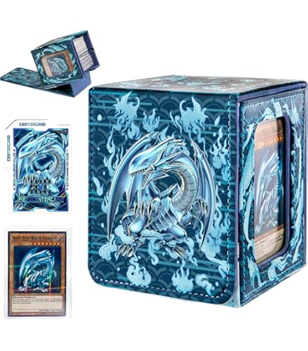 Amazon.com: Card Deck Box for YGO MTG 3D sculpted relief Deck Box