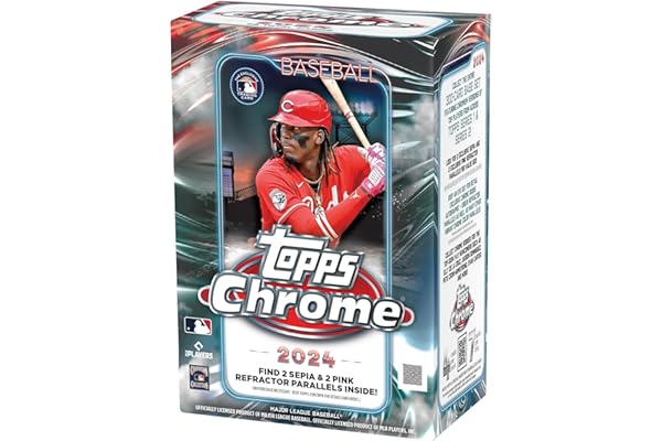 2024 Topps Chrome Baseball Factory Sealed Value Box - Baseball Complete Sets