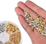 Bafiwu 462pcs Jewelry Making Kit with Lobster Clasps & Jump Rings view 6