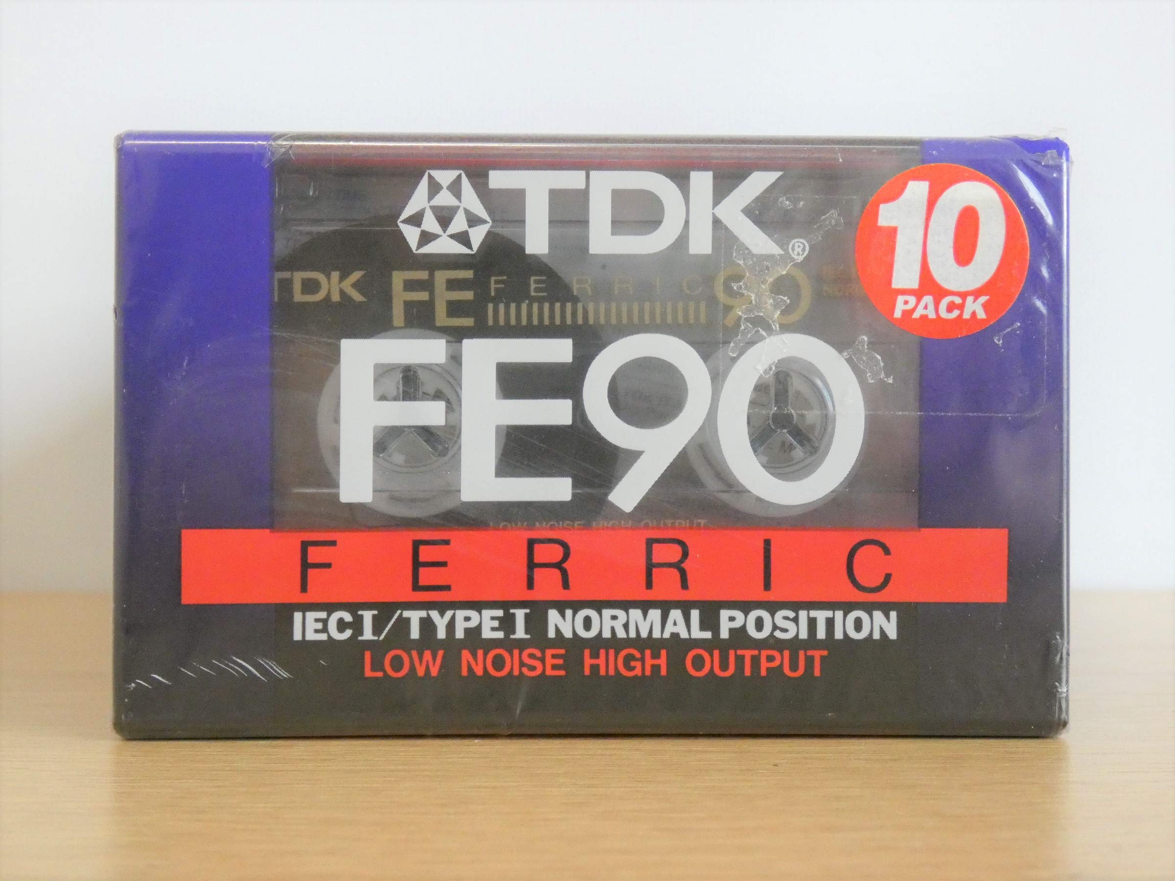TDK FE90 ferric tape pack of 10