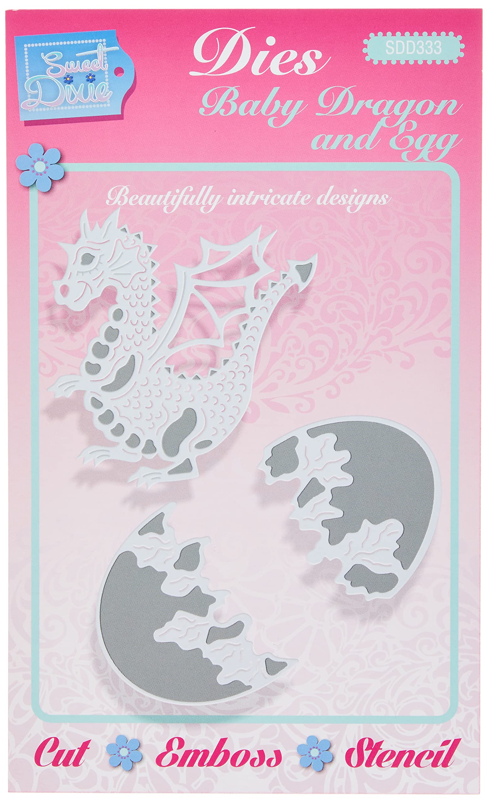 Sweet Dixie SDD333 Cutting Die, Metal, Grey, Medium