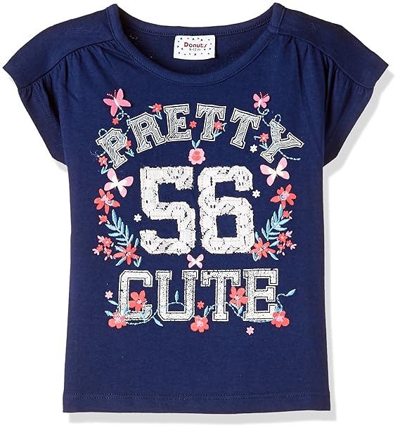 Baby Girls Plain Regular Fit T-Shirt
