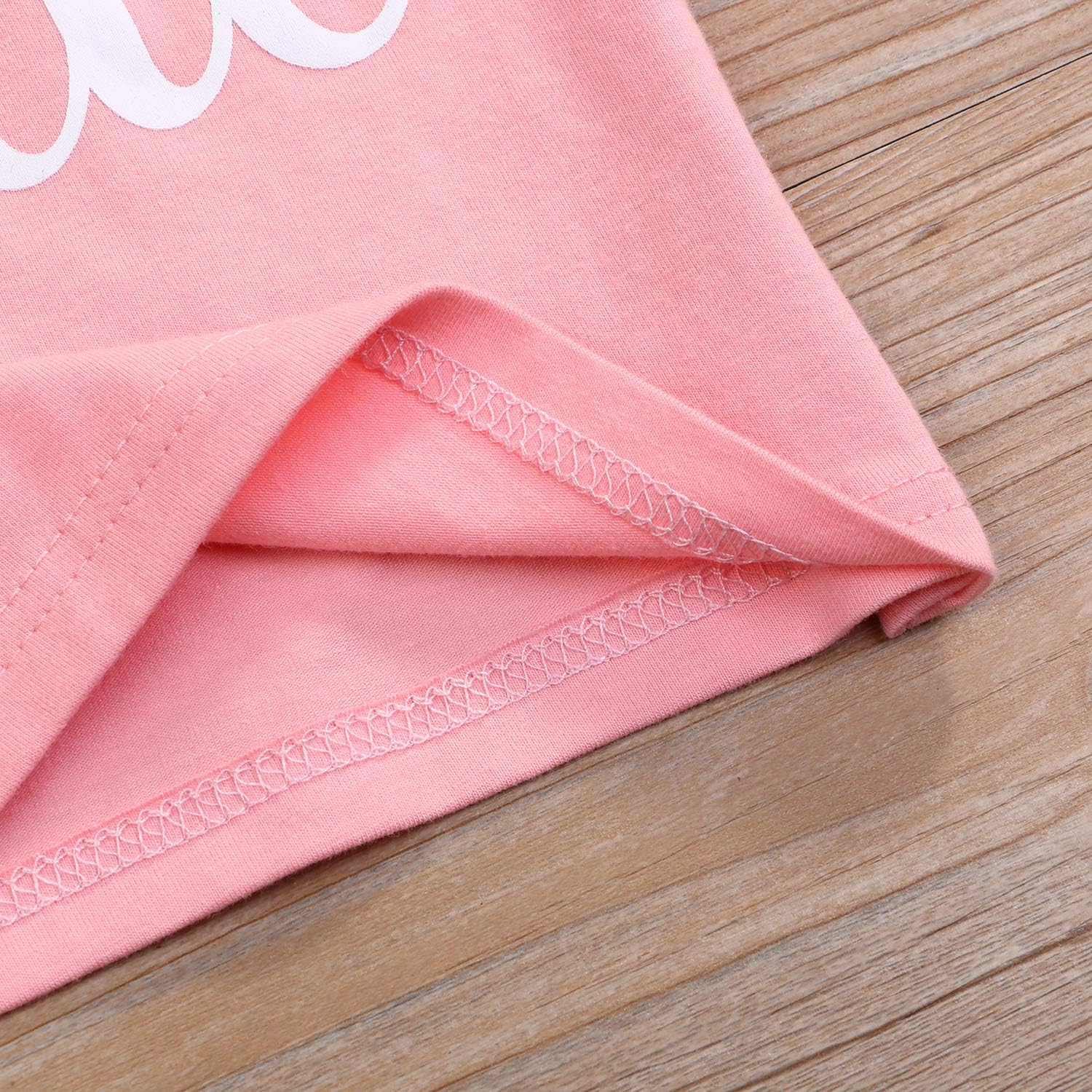 Mama's Bestie Baby Toddler Kids Girl Pink Arrow Letter T-Shirt Tee Tops Summer: Clothing
