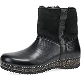 Dansko McKenzie Seasonal Bootie for Women on Patented Stapled Construction -Shearling Shaft for Cozy Comfort