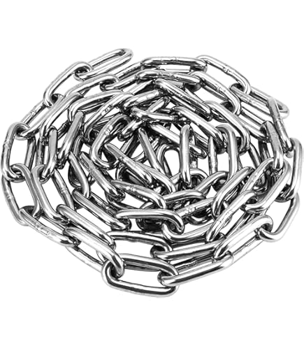 Campbell Chain No. 2/0 Twist Link Carbon Steel Machine Chain 3/16 In. Dia. X 175 Ft. L